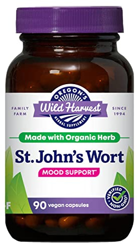 Oregon's Wild Harvest St John's Wort Supplement, 90 Count