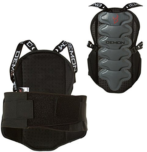 Demon Snow Pro Guard Espaldera, Negro, L
