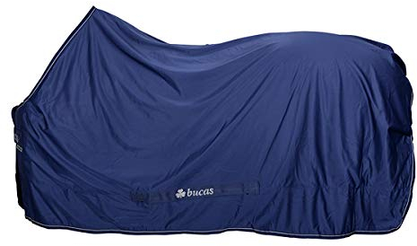 Bucas Power Cooler PONY - navy/silver - Abschwitzdecke, Groesse:115