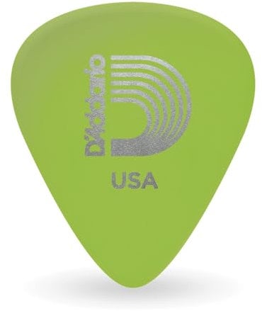 Planet Waves 1CCG7-10 Cellu-Glo Celluloid Picks Neon Grün (Leuchtet im Dunkeln) mit 10 Picks in Extra Heavy