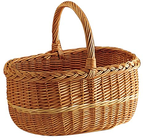 AUBRY GASPARD Panier Lucette Osier Buff