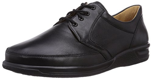 Ganter SENSITIV KURT, Weite K, Herren Derbys, Mehrfarbig (schwarz 0100), 39 EU (6 UK)