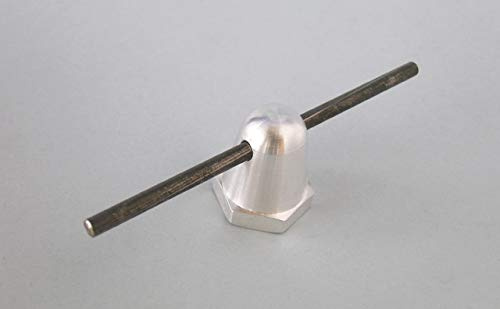 Spinner Alu SW22 mm M6 Sechskant - Abmessungen: 2,5 x 2,5 x 2,8 cm; Gewinde-Maß: M6; Kopfform: Sechskant