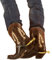 Amakando Sporen Gold Westernsporen EIN Paar Cowboy Stiefelsporen Western Cowboysporen Wilder Westen Reitsporen Cowgirl Accessoires