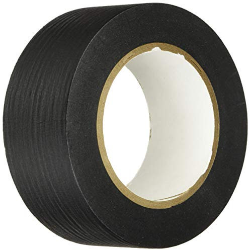 JVCC JV497 Black Masking Tape: 2 in. x 60 yds. (Black) by J.V. Converting
