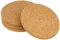 Axentia 853363 4 Massive Kork Glasuntersetzer Korkuntersetzer 10cm, 1 cm dick, Braun