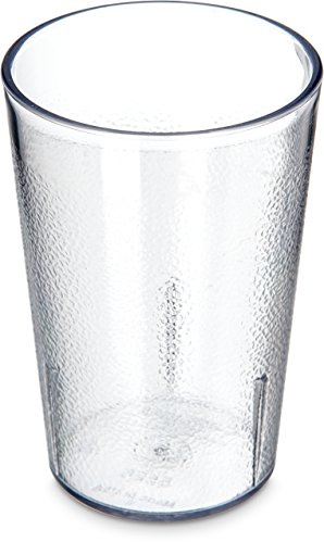 Carlisle 5526-8107 BPA Free Plastic Stackable Tumbler, 8 oz., Clear (Pack of 6)