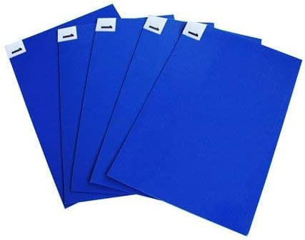 Cleanroom Sticky Tac Mat 90 x 60cm 30 Sheets | Trio Plus | Peelable adhesive sheets capture dirt and debris from shoes for improved cleanliness in sensitive environments