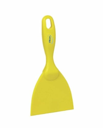 Vikan Hygienischer Handschaber Ergonomisch Gelb 102 mm 40616 | Geeignet für alle Bereiche, in denen saubere Hände wichtig sind – von Haushalt bis Industrie.