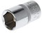 GEDORE red Steckschlüsseleinsatz, Nuss, 1/2'' 12,5 mm Antrieb, 6-kant, 17 mm Weite, Werkzeug, R610001706, Stahl