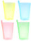 Healifty Kids Cups No Spill Easy Grip Trainer Cup Water Straw Cups or Children Kids 4pcs (Random Color) Kids Cups with Straws