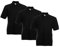 Fruit of the Loom Men's 63-402-0 Polo Shirt, Black (Black 36), 3XL (Pack of 3)
