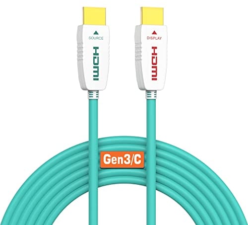 RUIPRO Cavo HDMI 2.1 in Fibra Ottica 8K 2M, 48Gbps, 8K@60Hz, 4K@120Hz, HDR Dinamico, eARC, HDCP 2.2/2.3, 3D, flessibile e sottile, compatibile con TV, PS5, Xbox, Proiettore, Home Theater