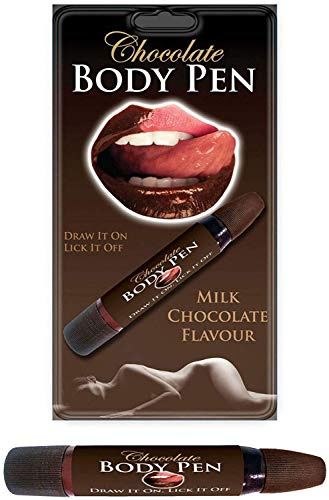 Stylo corporel comestible pour amoureux du chocolat – Draw It, Lick It!