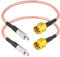 Boobrie 2x Cavo TS9 Femmina a SMA Maschio RG316 15cm - Schermatura 95% + Basso Dissipamento - Per Modem Wireless (4G/5G), Home Automation, GSM/3G Router