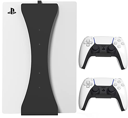 HumanCentric-Wandhalterung, kompatibel mit Original Fat PS5-Wandhalterung mit 2 Controller-Halterungen, Metallhalterung für Fat PlayStation 5, für Disc und Digital, nicht kompatibel mit PS5 Slim