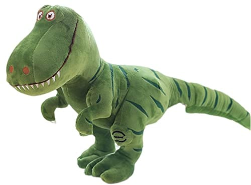 Uposao Gross Dinosaurier Plüschtiere,60CM Dino Plüschpuppe Kuscheltier Stofftier Simulation Tyrannosaurus Plüsch Spielzeug Weiche Stofftier Kissen Tierspielzeug Geschenk für Baby, Kinder,Jungen,Grün