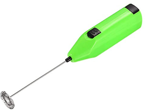 sourcing map Electric Tumbler Stirrer, Handheld Mini Mixer Battery Operated Stirring Mixing Green for DIY Glitter Tumbler Cups