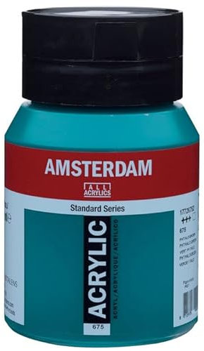 PAINT IT EASY NEU Amsterdam Acrylfarbe 500ml, Phthalogrün