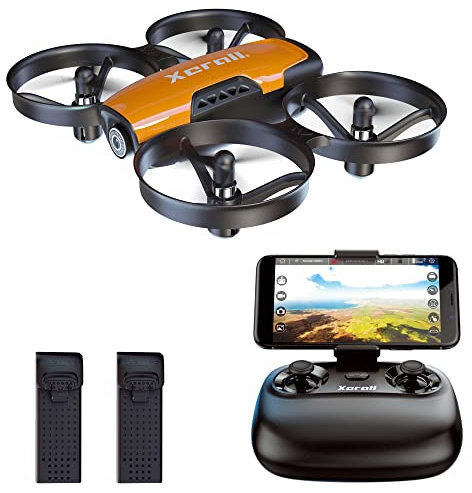 VIVI Drone Caméra Smartphone App First Personne View Caméra Drone (FPV) 2.4GHz Cadeau Enfant Deux Batteries