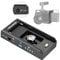 NEEWER NP-F Battery Adapter Plate for DSLR & Mirrorless Cameras, with LED Power Indicators, 12V DC 5.5x2.5mm Male and 7.4V DC 5.5x2.1mm Male Outputs, Compatible with Sony NP-F Batteries, PS004E