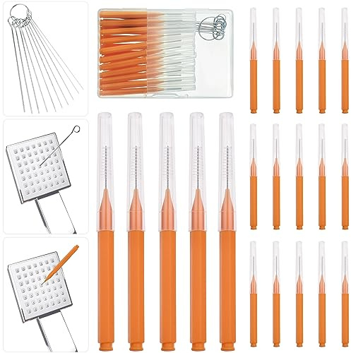 30PCS Shower Head Cleaning Brushes, Shower Head Nozzle Buildup Mineral Remove Cleaner Metal Pin Picks Gap Hole Anti-Clogging Cleaning Brush Tools Renew Shower Head Restoring Strong Waterflow