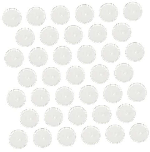 50 Pcs Ceiling Disc Sticky Frame Hangers Adhesive Ceiling Hanger Adhesive Wall Hooks Picture Hanging Hooks Hammock Hooks Punch-Free Wall Hooks Decorative Hooks Mini Clear Hook PVC