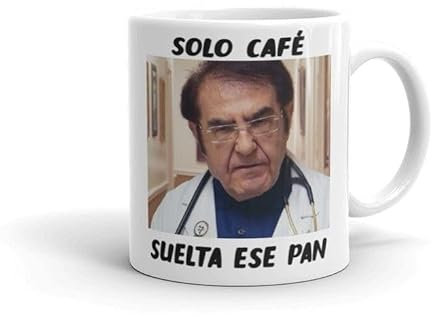 Taza de Cerámica Con Frase Solo café, suelta el pan 11oz (350ml). Taza divertida. Taza personalizada. Amigo. Amiga.