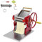 Manuelle Nudelmaschine Edelstahl Pastamaker Pasta Maschine 0.5-5mm Walze und Kutter aus Edelstahl für Spaghetti Lasagne Tagliatelle ROT