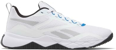 Reebok Men's NFX Trainers, White Black Optimum Blue, 10.5 UK