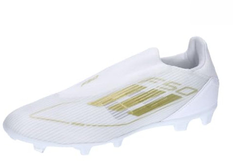adidas Zapatos unisex F50 League sin cordones firmes/multisuelo, Blanco Oro Blanco, 39 1/3 EU