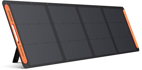 Jackery SolarSaga 200W Panneau Solaire Portable, Panneau Solaire Bifaciale Pliable IP68, Compatible avec Jackery Explorer Générateur Solaire, pour Toits, Camping, Pannes de Courant et Camping-cars