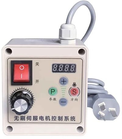 Toplionace AC 220V 550W Permanentmagnet Bürstenloser Servomotor, Elektrisches Steuerungsset für Holzbearbeitungsdrehbank, Bohrmaschine, Bandschleifer