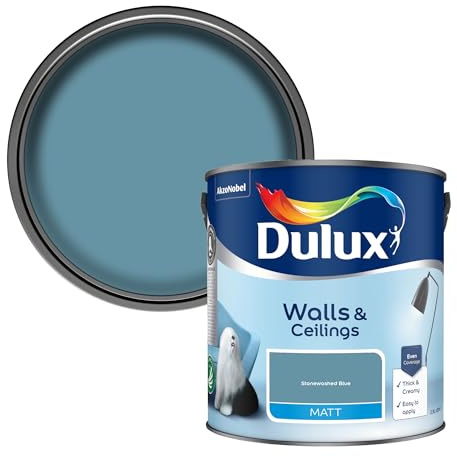 Dulux Mattes Stonewashed Blau, 2,5 l