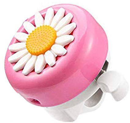 EMUKOEP Fahrradglocken Sonnenblumen Fahrradglocke (Pink & Weiß)