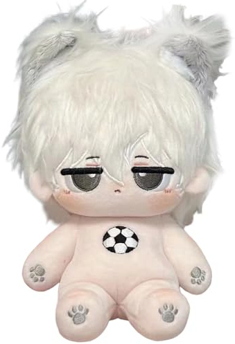 Noowye Seishiro Nagi Plüsch Figur Anime Isagi Yoichi/Bachira Meguru Stuffed Soft Plush Kissen Kawaii Anime Deko Schlafzimmer Sofa Dekoration Geschenk, 20CM