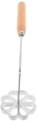 Aluminiumlegierung und Holz Timbale Form 1 Satz für Küche | Garnelenkuchen und Rettichkuchen, Robust und Rostfrei, Silberne Backform, 1 Satz