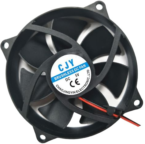 3. 5V/12V/24V Ultra-Quiet 90mm Cooling Fan For PC Case Gaming Rig Server Heat Dissipation Accessories Quiet Computer Cooling Fan ABS