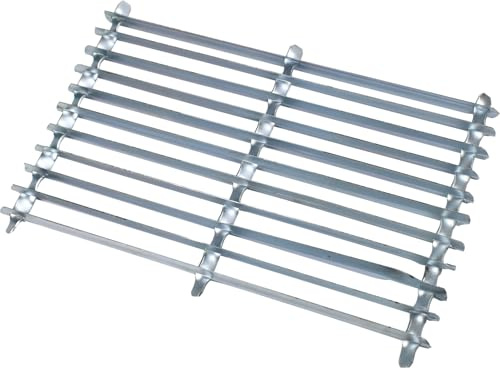 LAVV HOUSEWARES LTD Heavy Duty Galvanised Steel Garden Scraper Doormat 50 x 33cm
