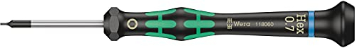 Wera, 2054 Giravite esagonale per l'elettronica, Hex-Plus, 0.7 x 40 mm