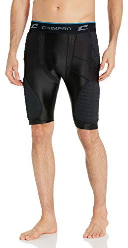 Champro Tri-Flex gepolsterte Shorts für Erwachsene, 3XL, Schwarz