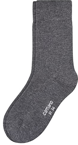 Camano Kinder 3er Pack Socken mit verstärkter Ferse und Spitze Jungen & Mädchen Strümpfe