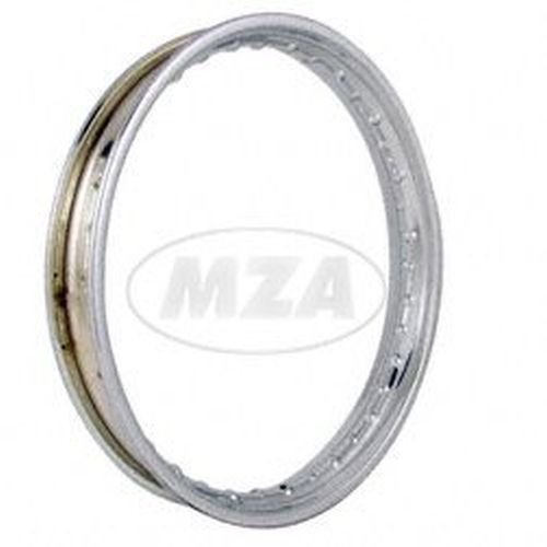 Felge 1,85x19 Stahl verchromt, Marke Radaelli, RT125/1, RT125/2