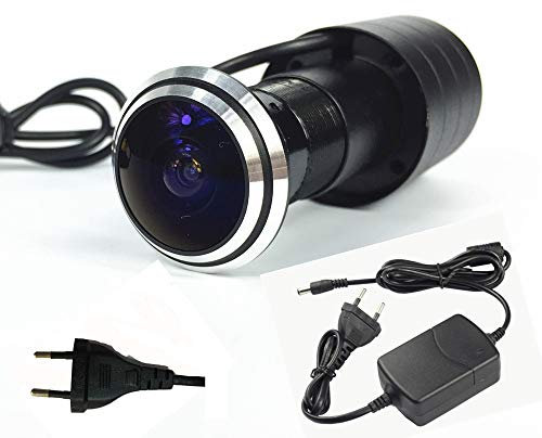 Shrxy mini telecamera di sicurezza, mini occhio della camera, spioncino, rilevamento camera, angolo ampio 170 gradi