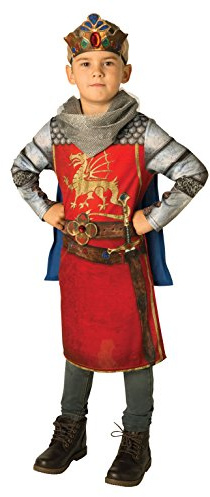 Rubies Official King Arthur Childs Costume, Kids Fancy Dress Halloween