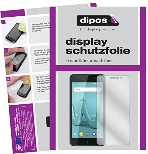 dipos 6x Clear Screen Protector for Wiko Lenny 4 Plus | Ultra-Thin, HD Clear, Protection Film, Perfect Fit, Anti-Scratch, Bubble-Free, Case-Friendly, Fingerprint Compatible
