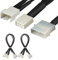 J&D 4 Pin Molex to Fan Power Splitter Cable 2Pack, For 4 Pin PWM Computer Case Cooling Fans, 30 cm