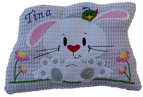 Wärmekissen Dinkelkissen Hase mit Namen