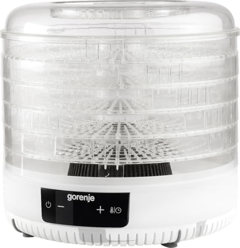 Gorenje FDK500GCW Dörrautomat mit höhenverstellbaren Aufsätzen und Timer - Weiß