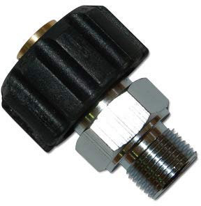 Enchufe rápido Alta presión adaptador manguera macho 3/8 hembra M22 - Compatible con máquinas Kärcher - 2 Unidades